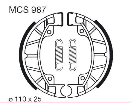 Zavorne čeljusti LUCAS MCS 987